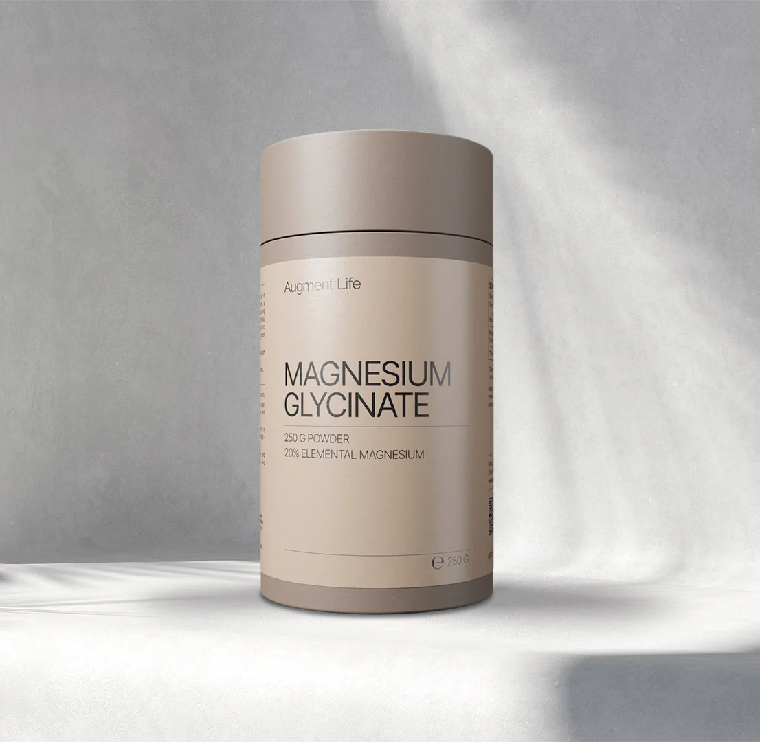 Augment Life Magnesium Glycinate Powder γλυκινικό μαγνήσιο σε σκόνη 250g Magnesium-Glycinate-250g-210x90-BEG.jpg